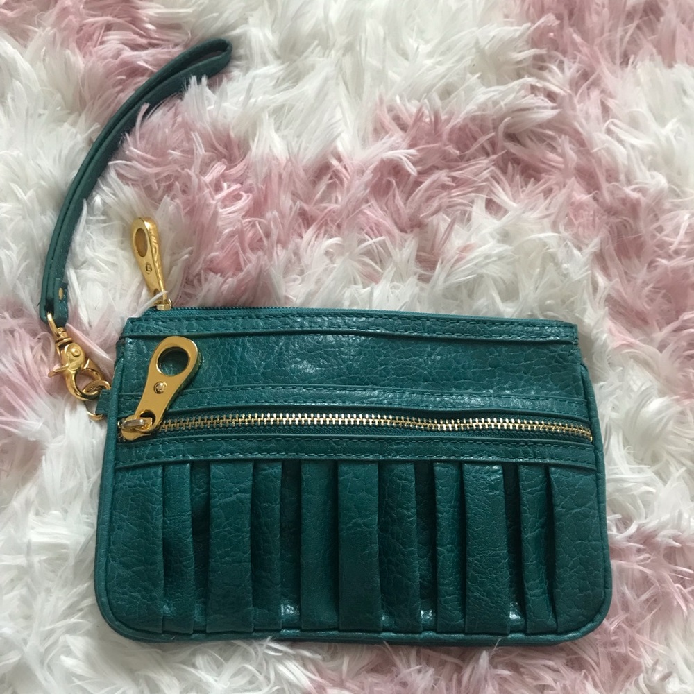 Turquoise clutch